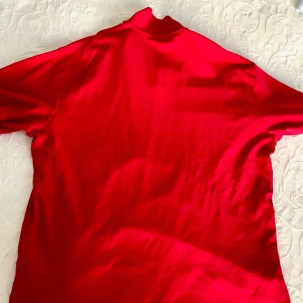 Polo Ralph Lauren Red Casual Golf Fishing Sport Polo Shirt Size XL